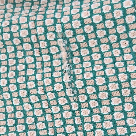 Vintage 60s JC Penney Patterned Short sleeve button down LARGE - Picture 5 of 7